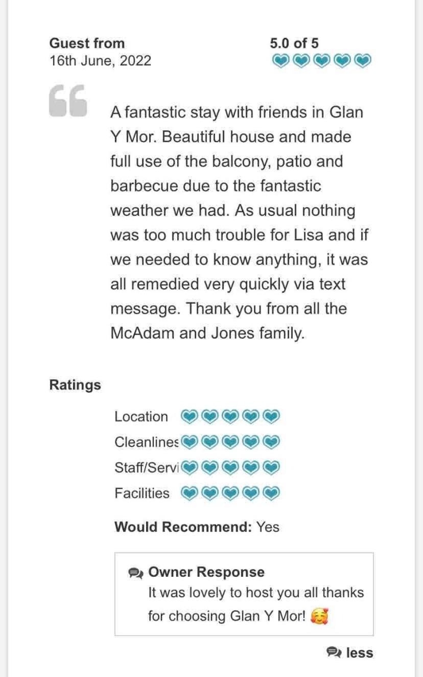 Villa Glan Y Mor à Aberdyfi Extérieur photo
